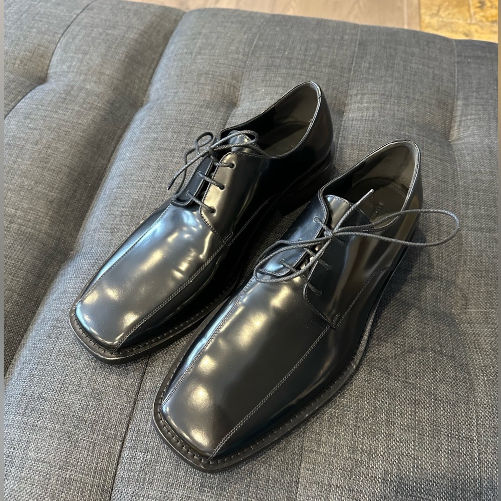 Balenciaga Square Toe Derby Shoes